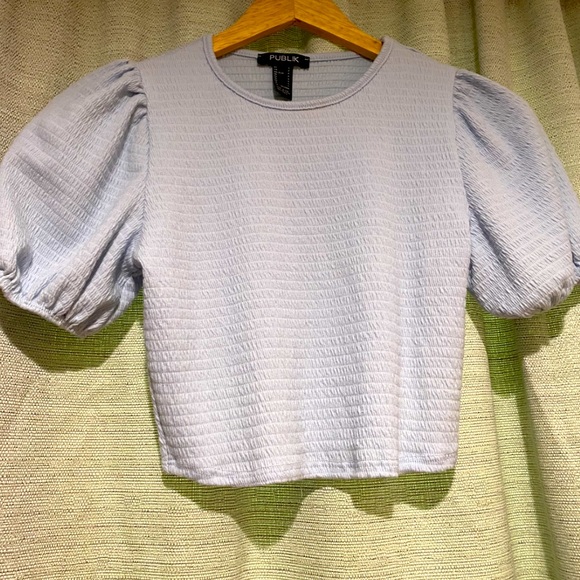 Light blue crop top - Picture 1 of 2